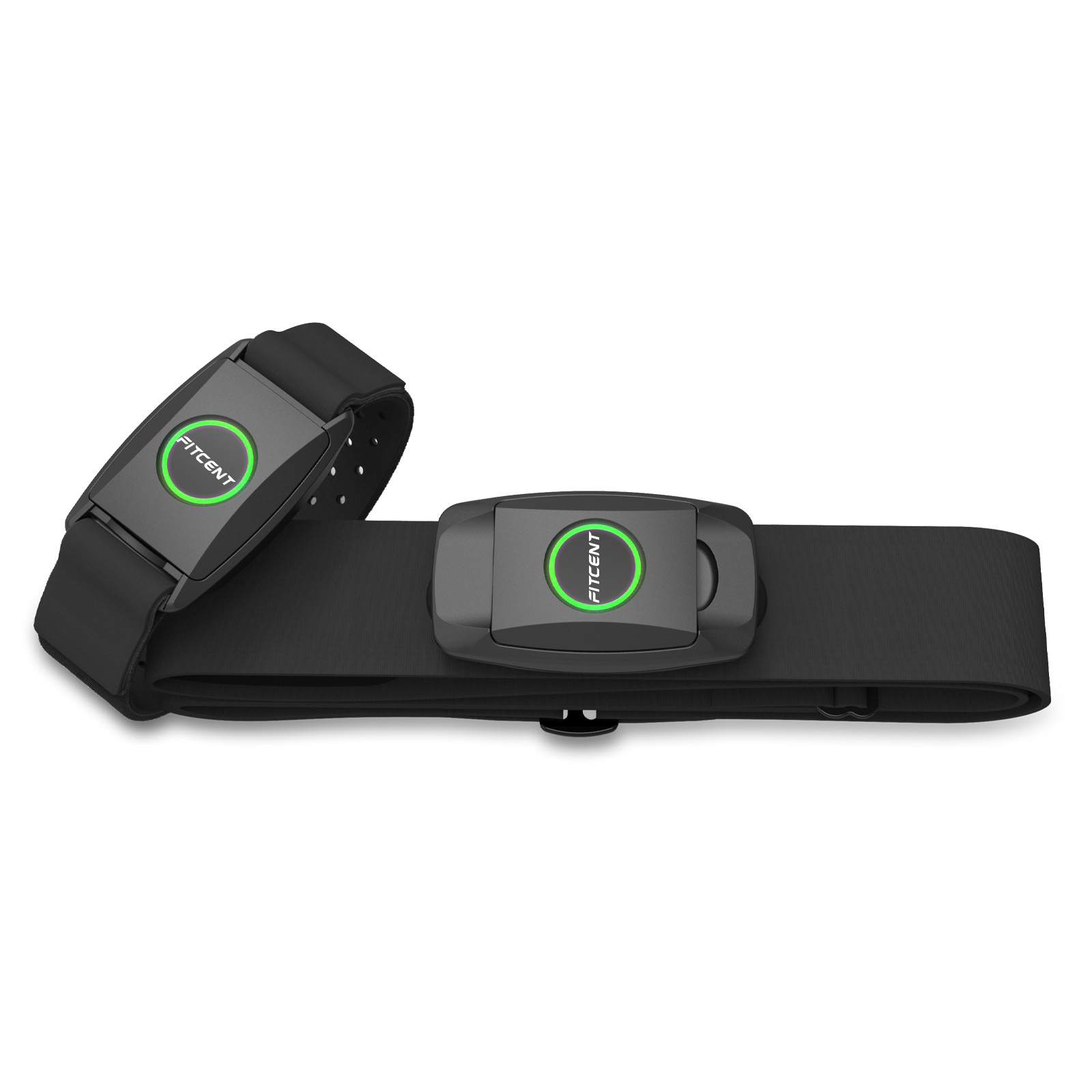 Heart Rate Strap Chest - FITCENT şarj edilebilir 2 in 1
