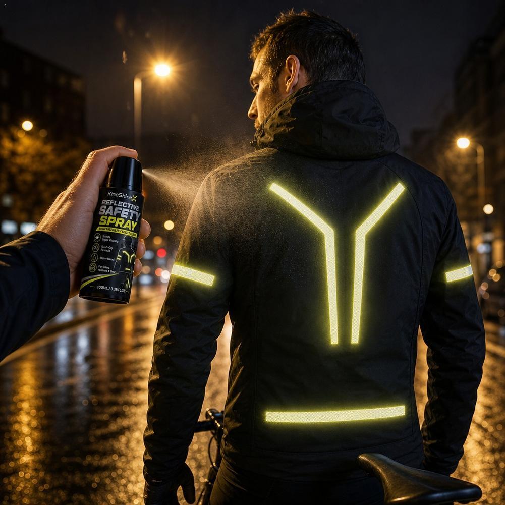 Running Gear Night - Gece Yansıtıcı Güvenlik Spreyi Yüksek Görünürlüklü