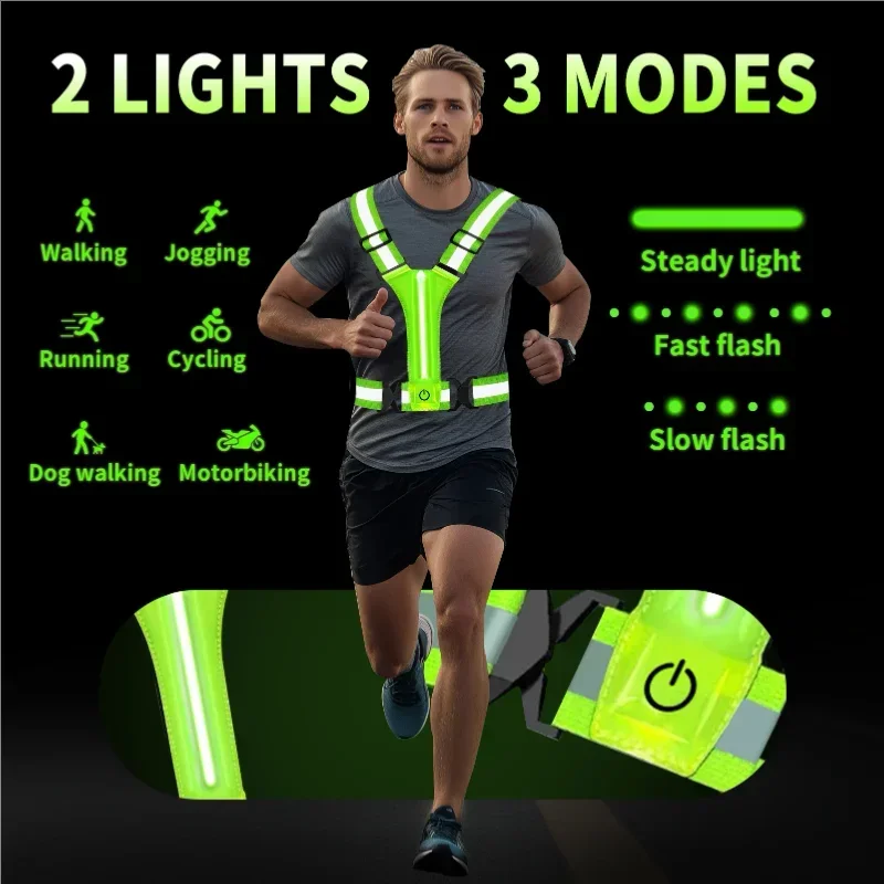LED Yansıtıcı Yelek Koşu Ekipm - Running Gear Night incelemesi ve fiyatı